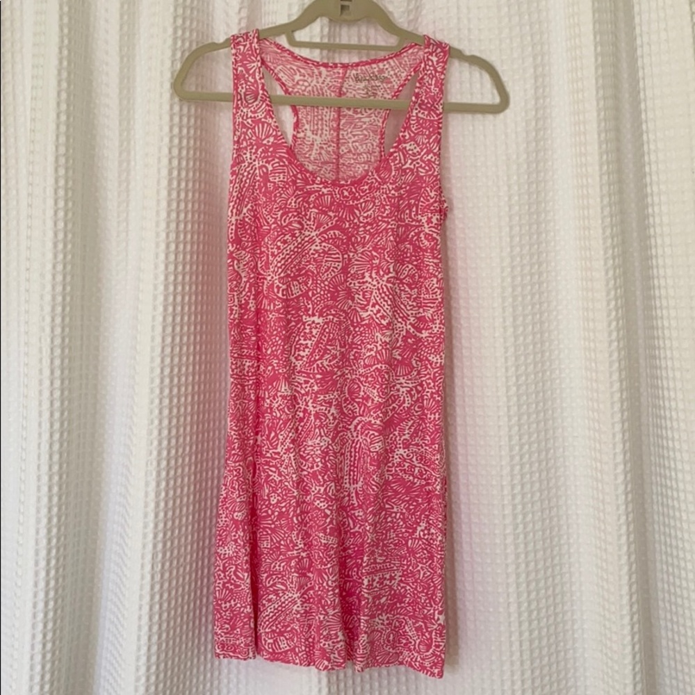 Lily Pulitzer pink sun dress sz Small
